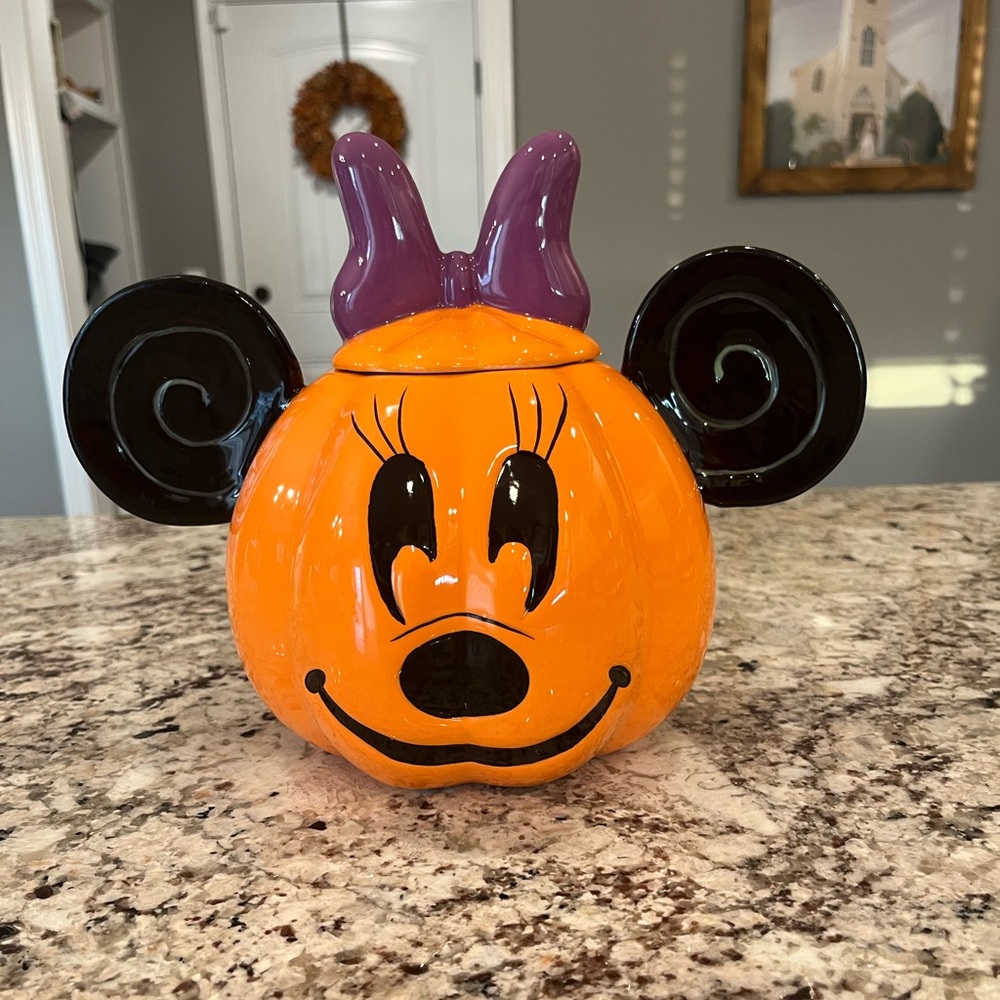 Minnie Mouse Halloween Cookie Jar